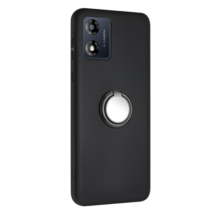 For Motorola Moto E13 Matte Ring Holder TPU Phone Case