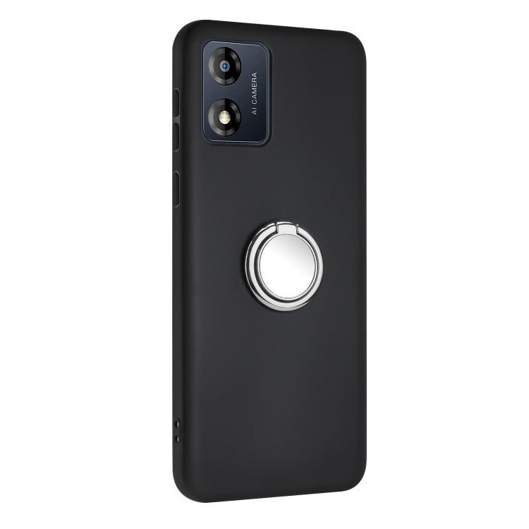 For Motorola Moto E13 Matte Ring Holder TPU Phone Case