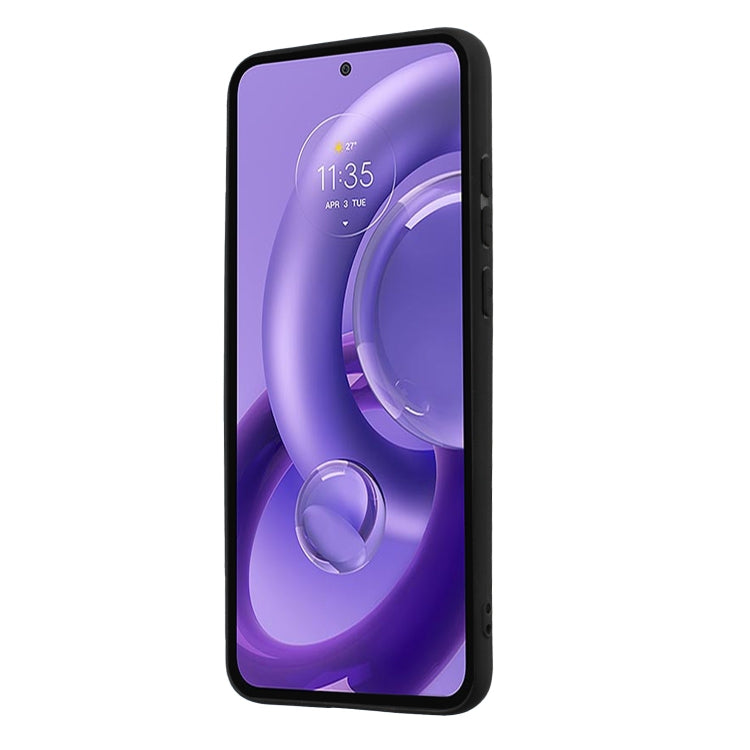 For Motorola Edge 30 Lite / Neo Matte Ring Holder TPU Phone Case