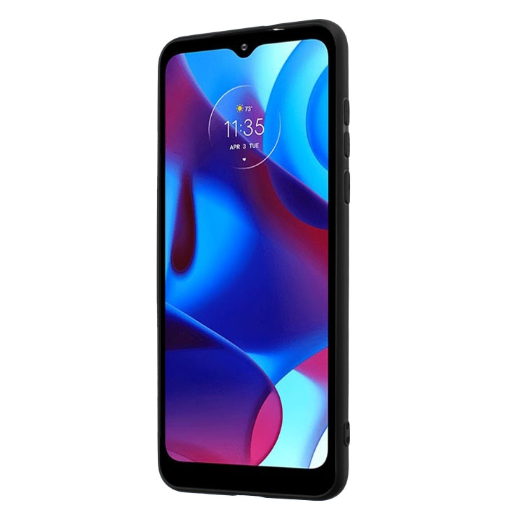 For Moto G Play 2023 / G Pure 2021 Matte Ring Holder TPU Phone Case