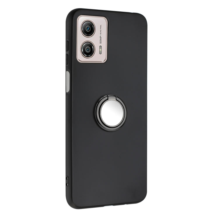 For Motorola Moto G53 / G13 / G23 Matte Ring Holder TPU Phone Case