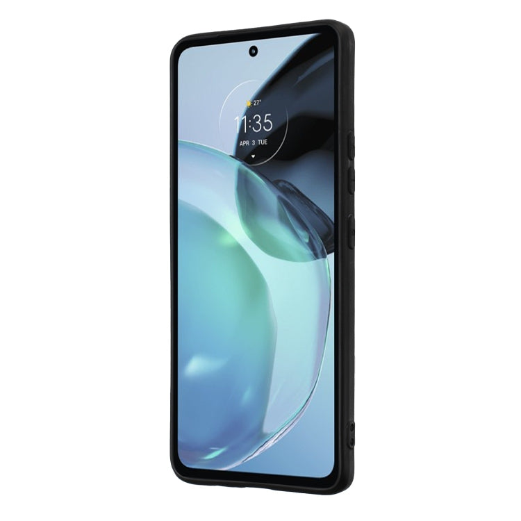 For Motorola Moto G72 Matte Ring Holder TPU Phone Case