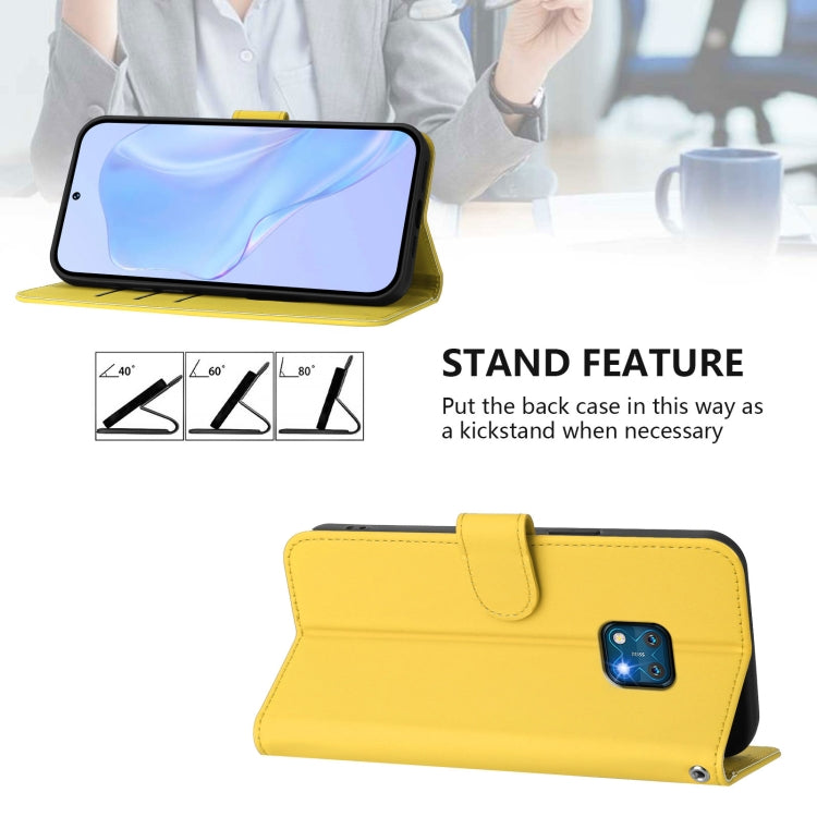 For Nokia XR20 Skin Feel Solid Color Leather Phone Case with Lanyard