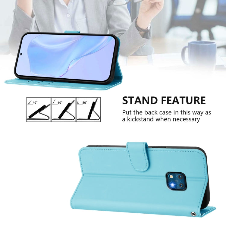 For Nokia XR20 Skin Feel Solid Color Leather Phone Case with Lanyard