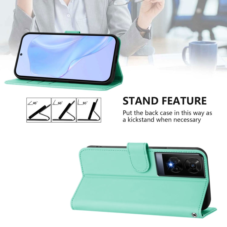 For TCL 50 XE Skin Feel Solid Color Leather Phone Case with Lanyard