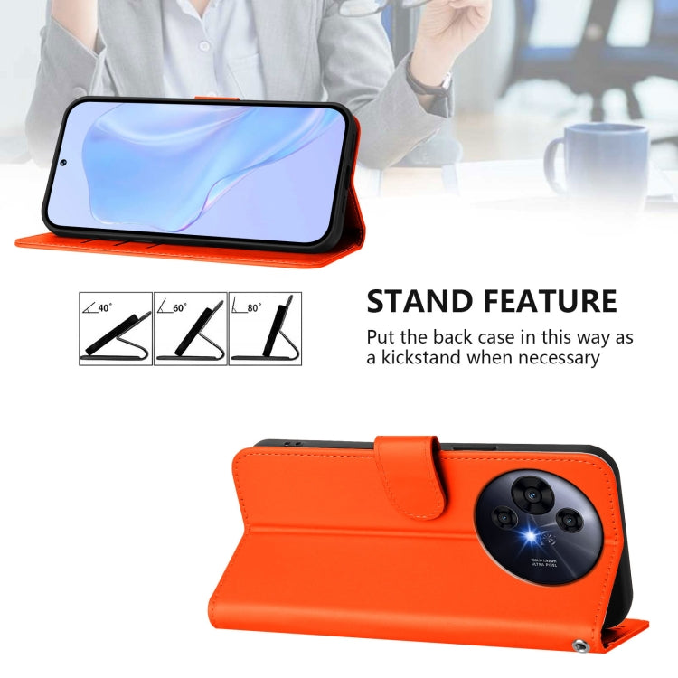 For TCL 50 Pro NxtPaper Skin Feel Solid Color Leather Phone Case with Lanyard