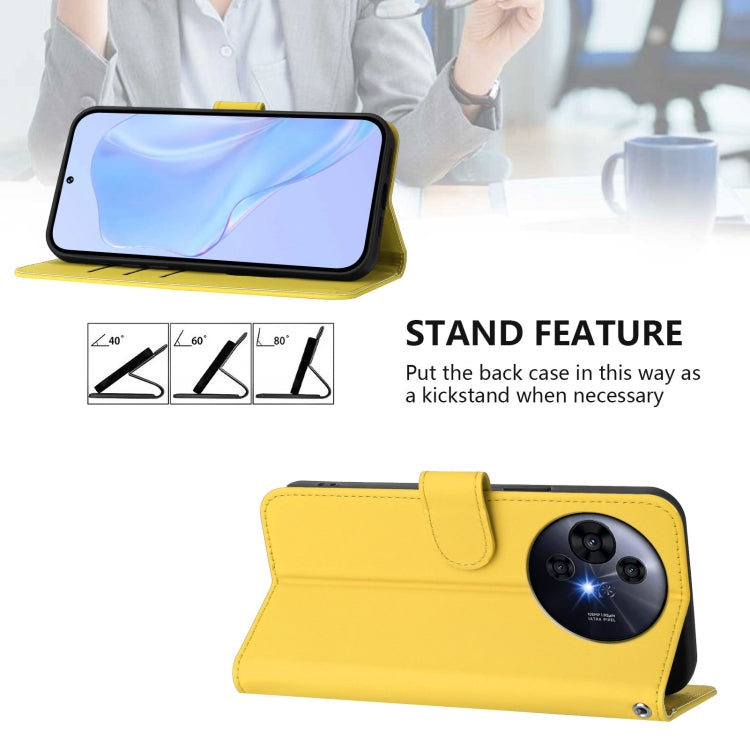 For TCL 50 Pro NxtPaper Skin Feel Solid Color Leather Phone Case with Lanyard