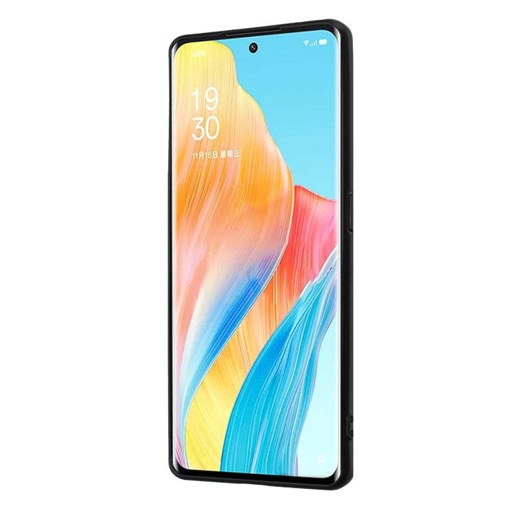 For OPPO A1 Pro / Reno8 T 5G Matte Ring Holder TPU Phone Case