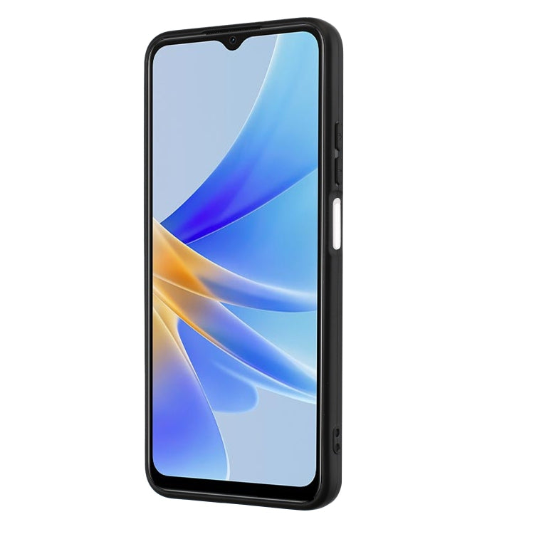 For OPPO A18 / A38 Matte Ring Holder TPU Phone Case