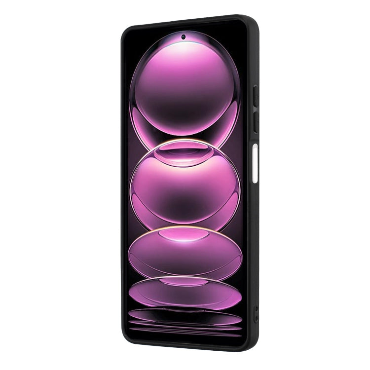 For Redmi Note 12 Pro 5G / Xiaomi Poco X5 Pro Matte Ring Holder TPU Phone Case