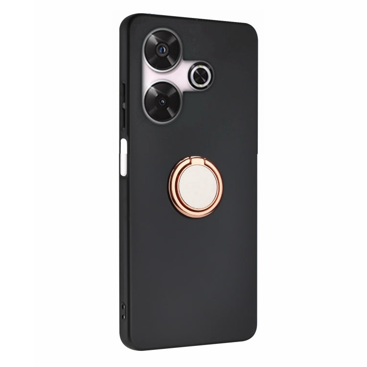 For Redmi 13 4G / 5G Matte Ring Holder TPU Phone Case