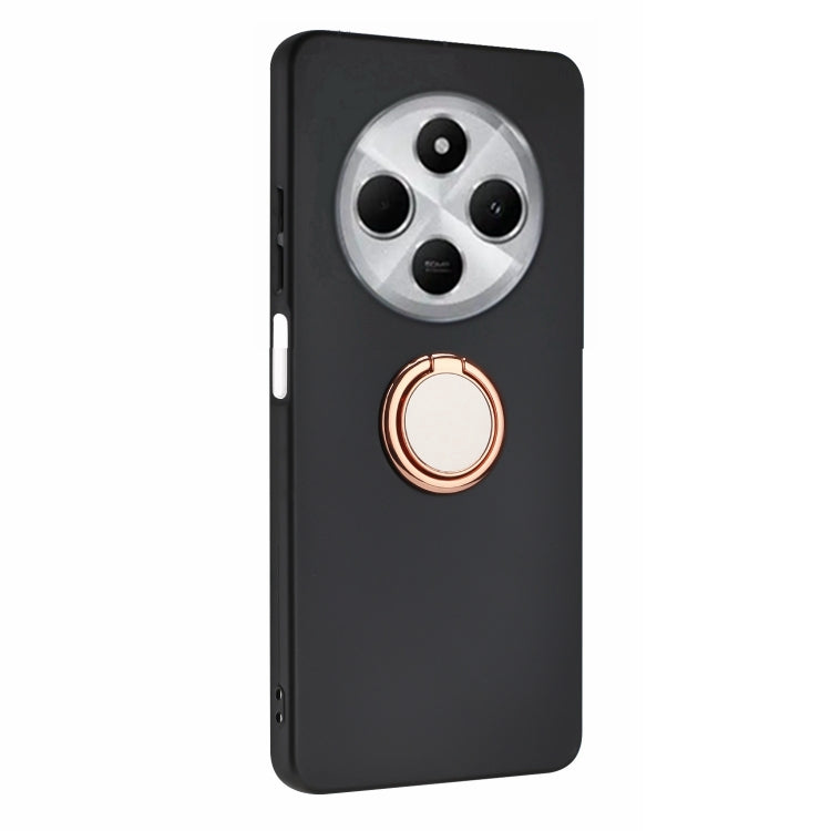 For Redmi 14C 4G Matte Ring Holder TPU Phone Case