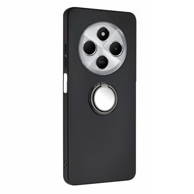 For Redmi 14C 4G Matte Ring Holder TPU Phone Case