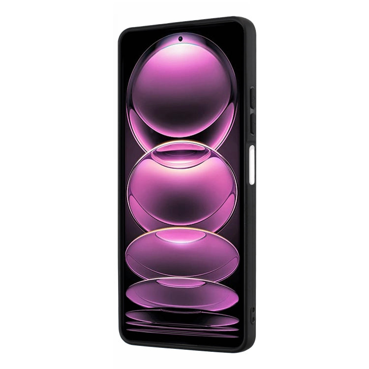 For Redmi 14C 4G Matte Ring Holder TPU Phone Case