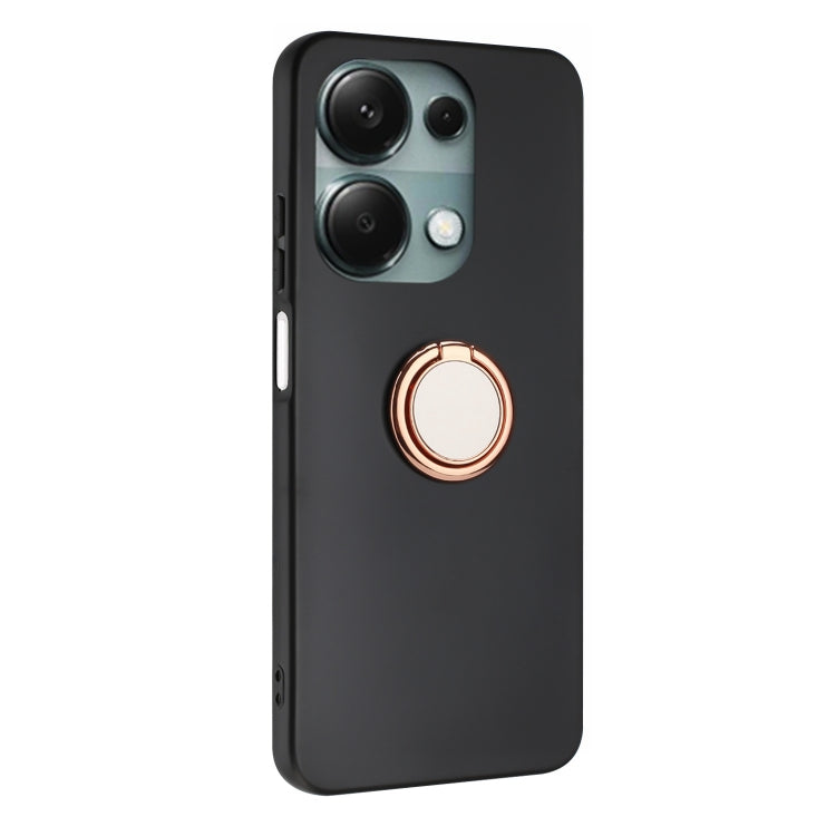 For Redmi Note 13 Pro 4G / Note 14S 4G Matte Ring Holder TPU Phone Case