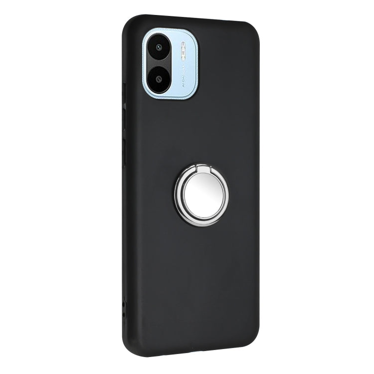 For Redmi A1 / A2 Matte Ring Holder TPU Phone Case