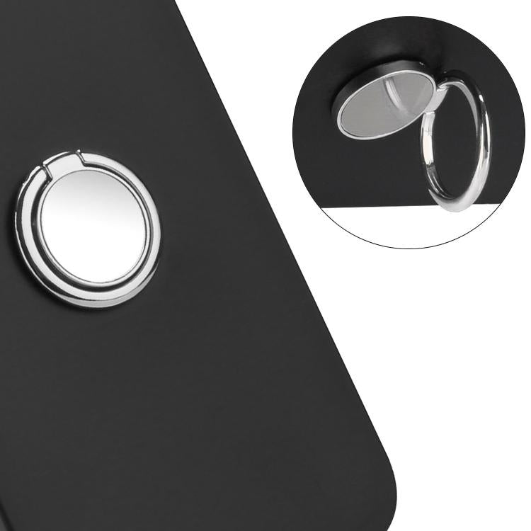 For Redmi Note 14 4G 163.25mm Matte Ring Holder TPU Phone Case