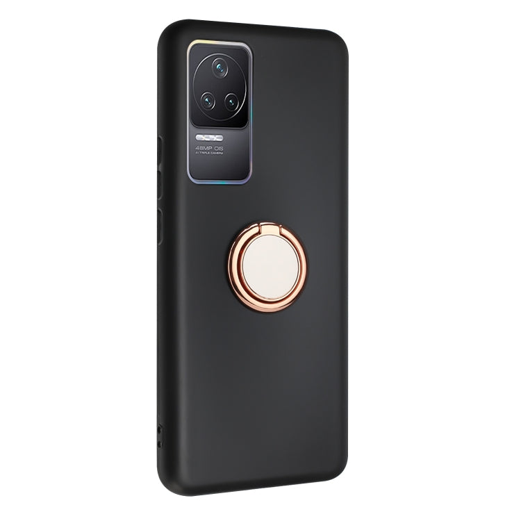 For Xiaomi 12T Matte Ring Holder TPU Phone Case