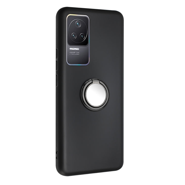 For Xiaomi 12T Matte Ring Holder TPU Phone Case