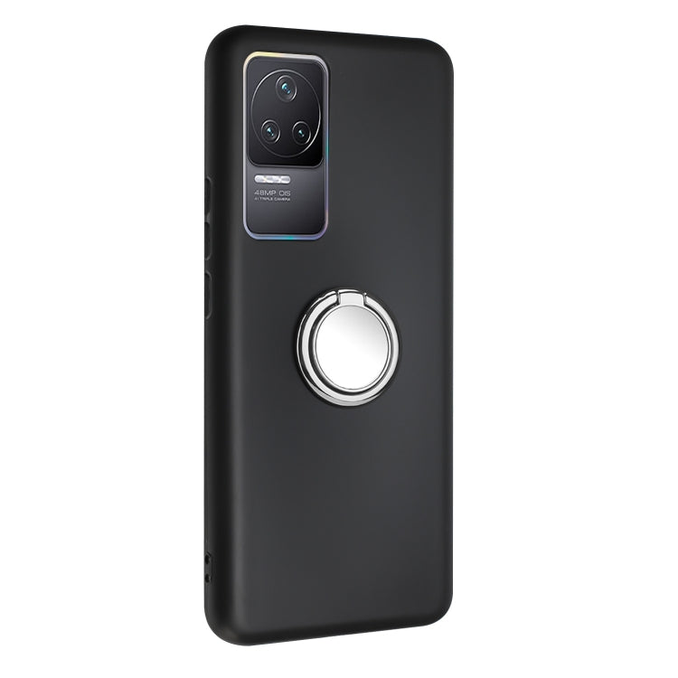 For Xiaomi 12T Matte Ring Holder TPU Phone Case