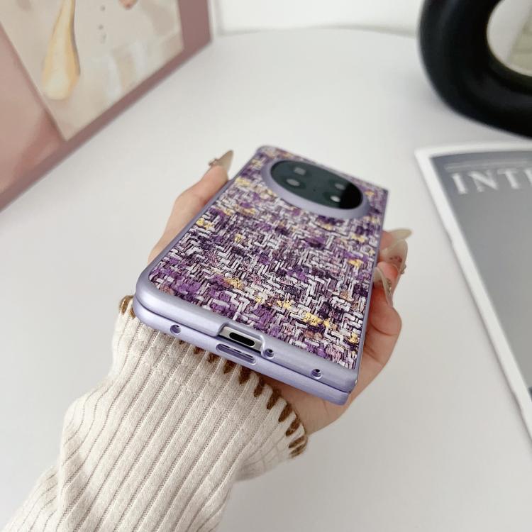 For OPPO Find N5 Illusory Color Weaving Texture Phone Case