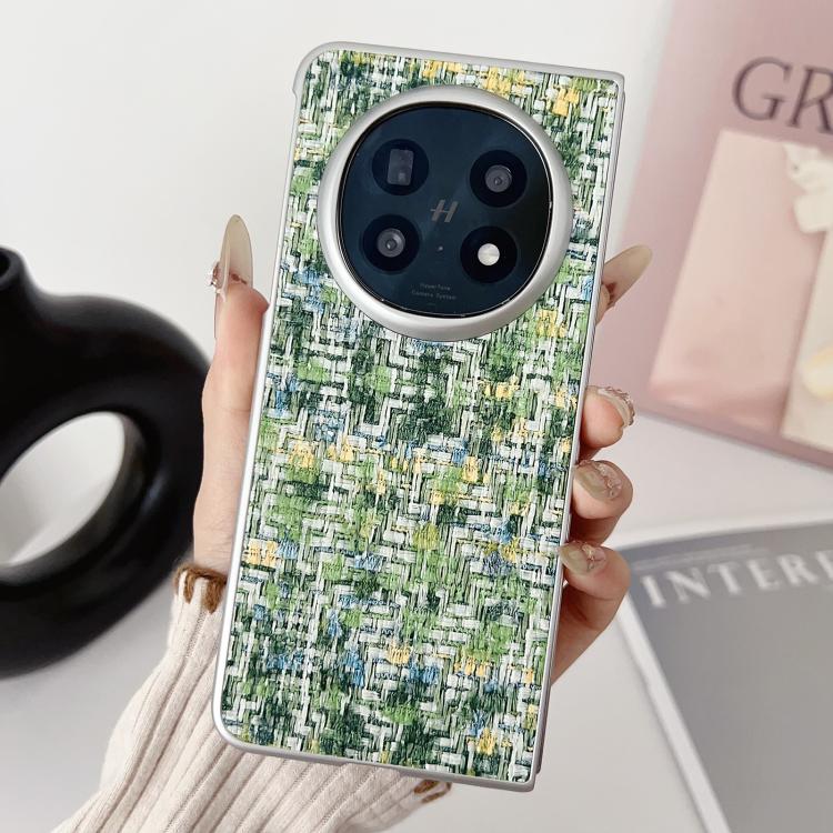 For OPPO Find N5 Illusory Color Weaving Texture Phone Case