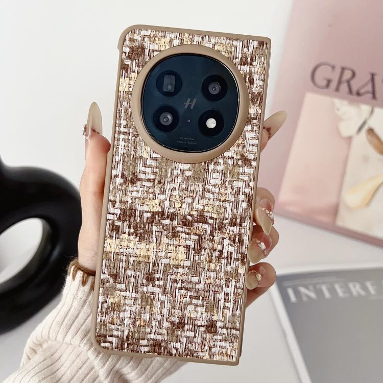 For OPPO Find N5 Illusory Color Weaving Texture Phone Case