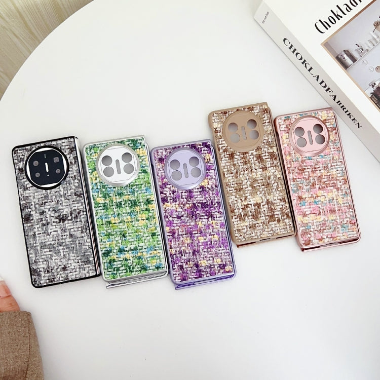 For Huawei Mate X3 / X5 Illusory Color Weaving Texture Phone Case