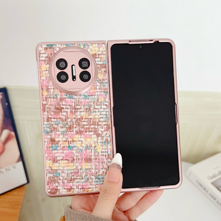For Huawei Mate X3 / X5 Illusory Color Weaving Texture Phone Case