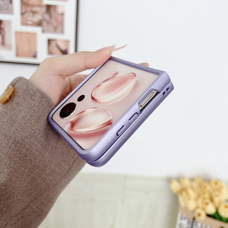 For Honor Magic V Flip Illusory Color Weaving Texture Phone Case