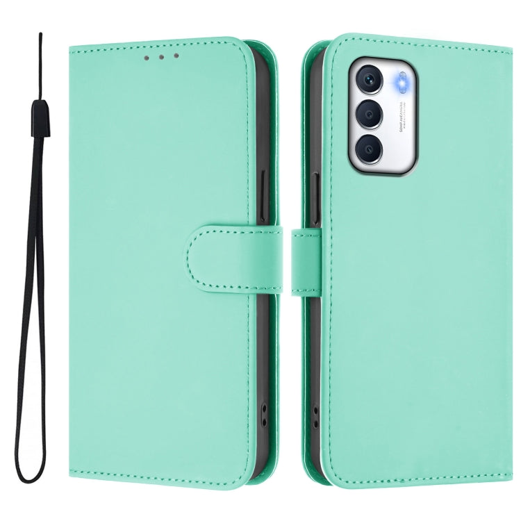 For Infinix Zero 5G 2023 Skin Feel Solid Color Leather Phone Case with Lanyard