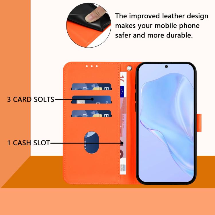 For Infinix Note 60 5G / Note 60 Pro 5G Skin Feel Solid Color Leather Phone Case with Lanyard