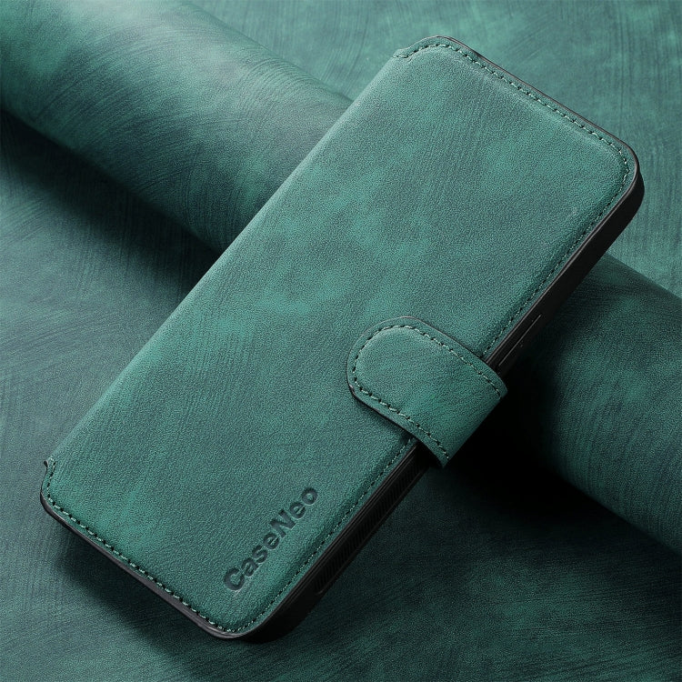 For iPhone 15 CaseNeo MagSafe RFID Anti-theft Retro Leather Phone Case