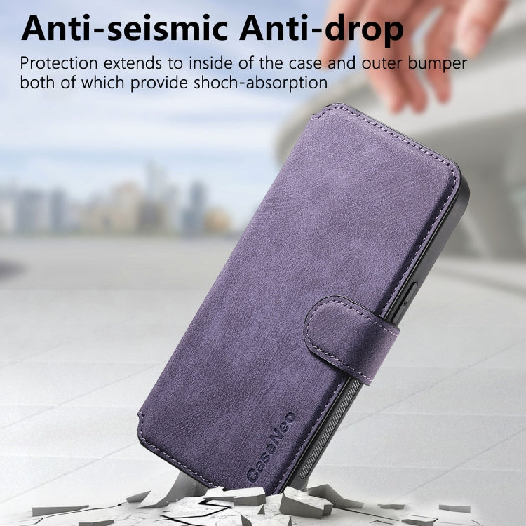 For iPhone 15 CaseNeo MagSafe RFID Anti-theft Retro Leather Phone Case