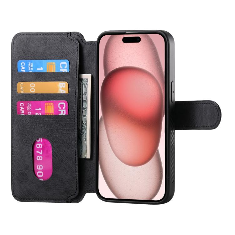 For iPhone 17e / 16e CaseNeo MagSafe RFID Anti-theft Retro Leather Phone Case