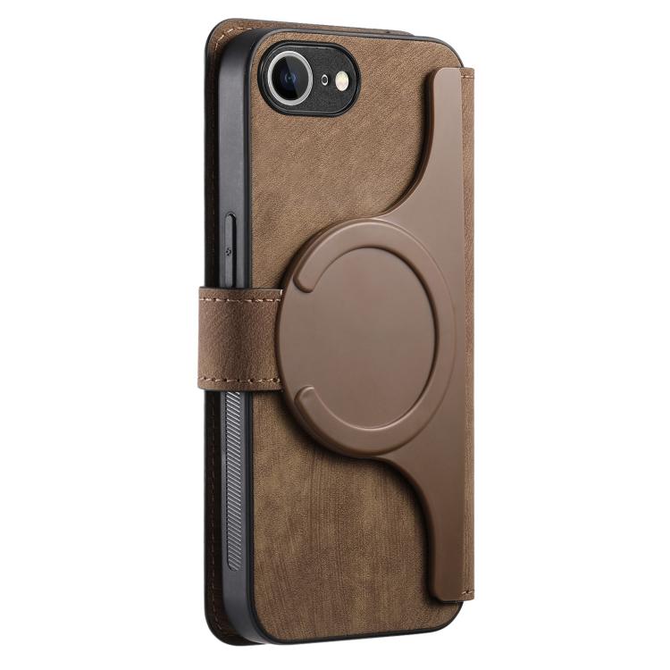 For iPhone 17e / 16e CaseNeo MagSafe RFID Anti-theft Retro Leather Phone Case