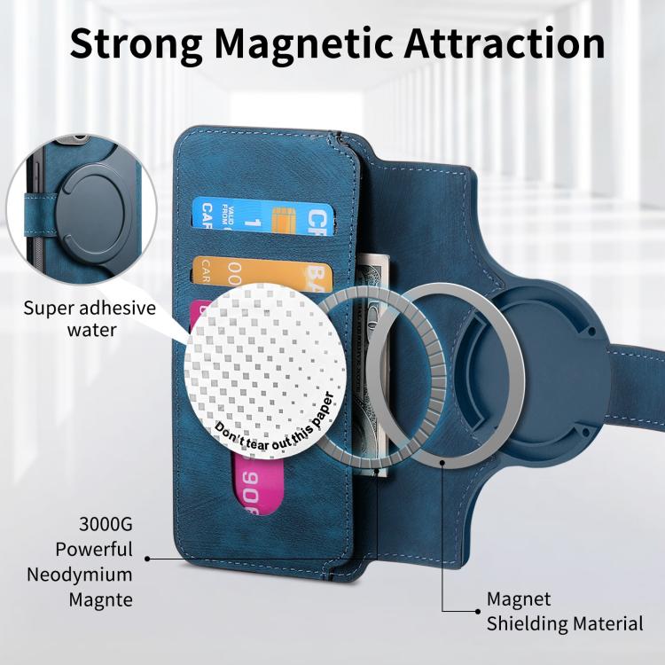 For iPhone 17e / 16e CaseNeo MagSafe RFID Anti-theft Retro Leather Phone Case
