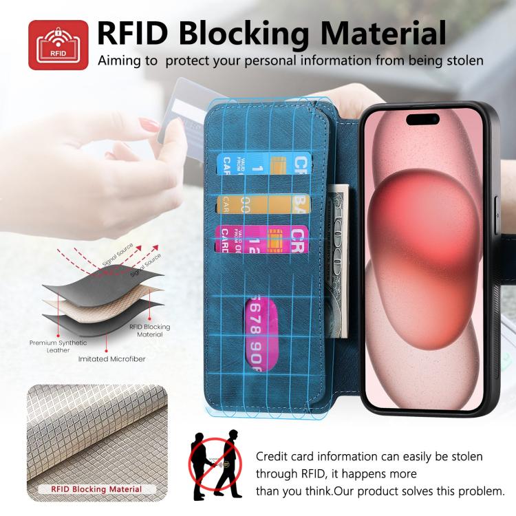 For iPhone 17e / 16e CaseNeo MagSafe RFID Anti-theft Retro Leather Phone Case