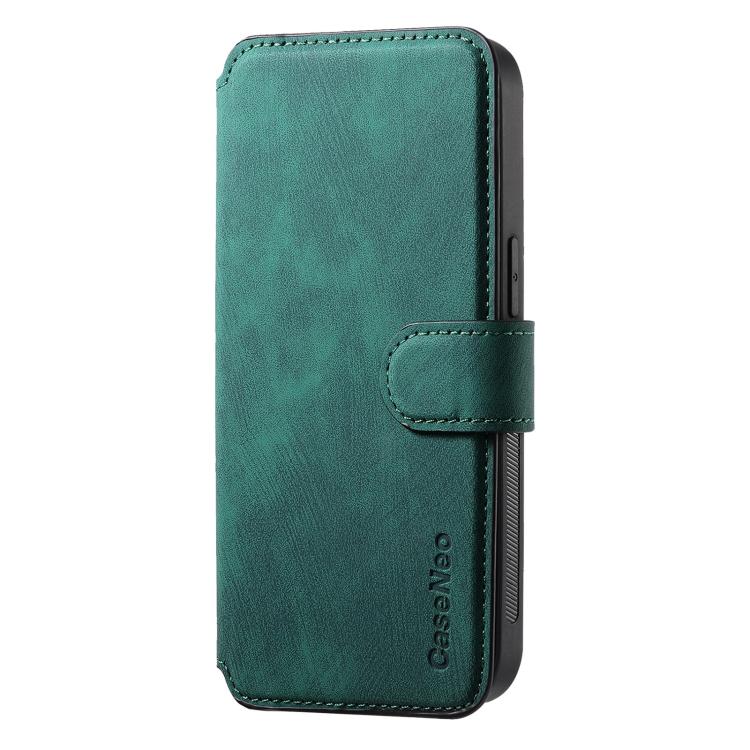 For iPhone 17e / 16e CaseNeo MagSafe RFID Anti-theft Retro Leather Phone Case