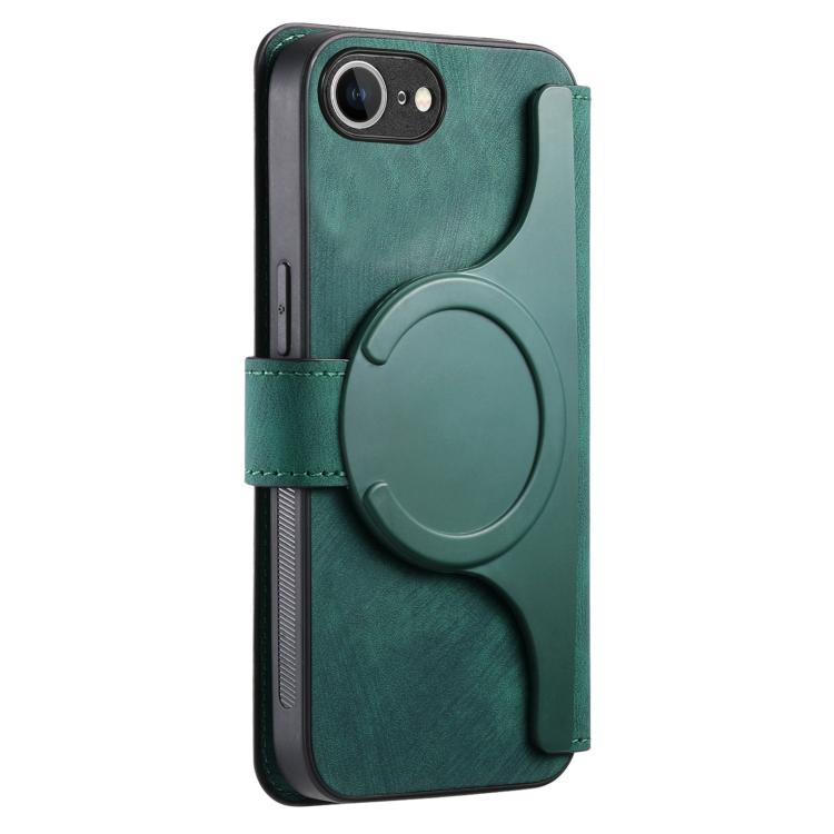 For iPhone 17e / 16e CaseNeo MagSafe RFID Anti-theft Retro Leather Phone Case