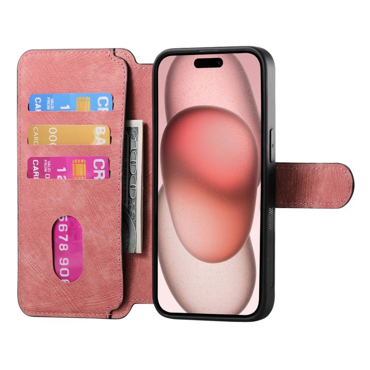 For iPhone 17e / 16e CaseNeo MagSafe RFID Anti-theft Retro Leather Phone Case