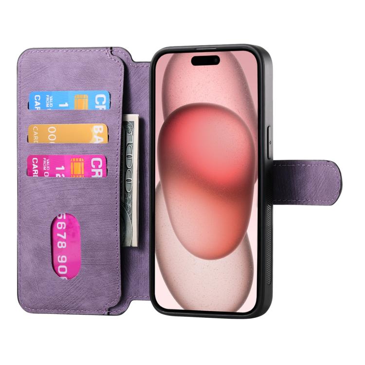 For iPhone 17e / 16e CaseNeo MagSafe RFID Anti-theft Retro Leather Phone Case