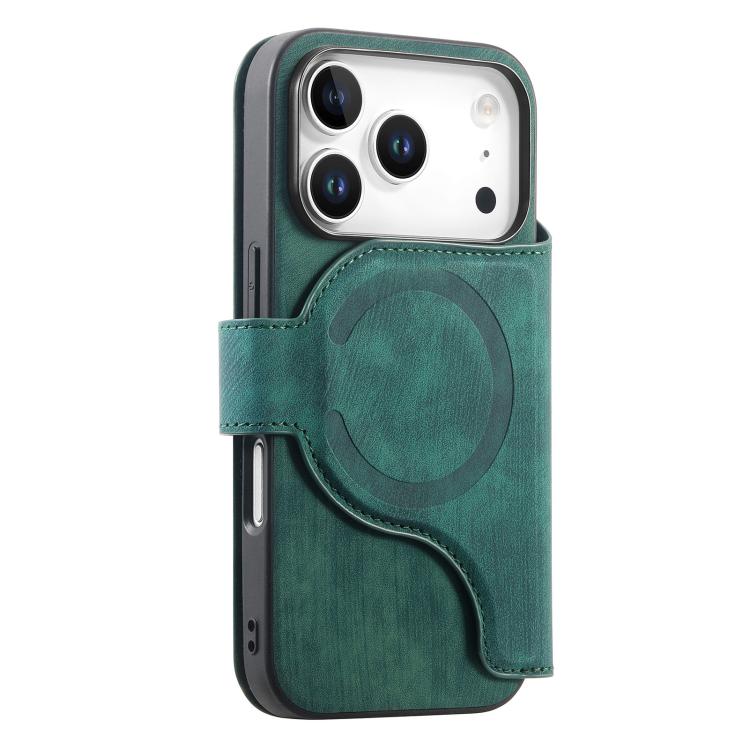 For iPhone 17 Pro Max CaseNeo MagSafe RFID Anti-theft Retro Leather Phone Case