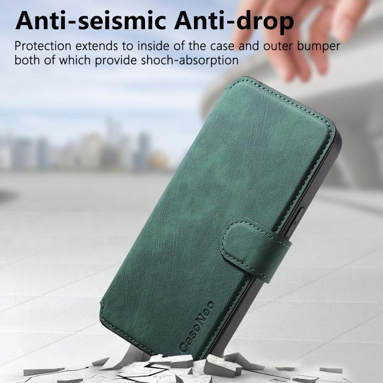 For iPhone 17 Pro Max CaseNeo MagSafe RFID Anti-theft Retro Leather Phone Case