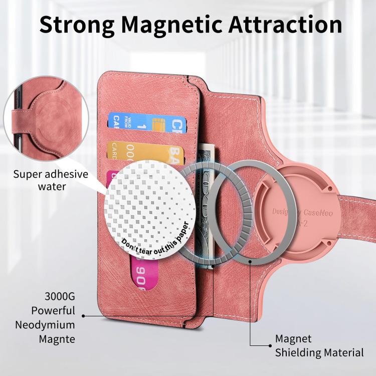 For iPhone 17 Pro Max CaseNeo MagSafe RFID Anti-theft Retro Leather Phone Case