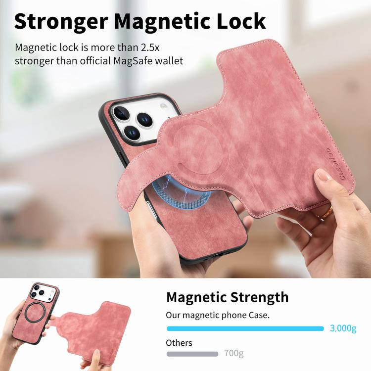 For iPhone 17 Pro Max CaseNeo MagSafe RFID Anti-theft Retro Leather Phone Case