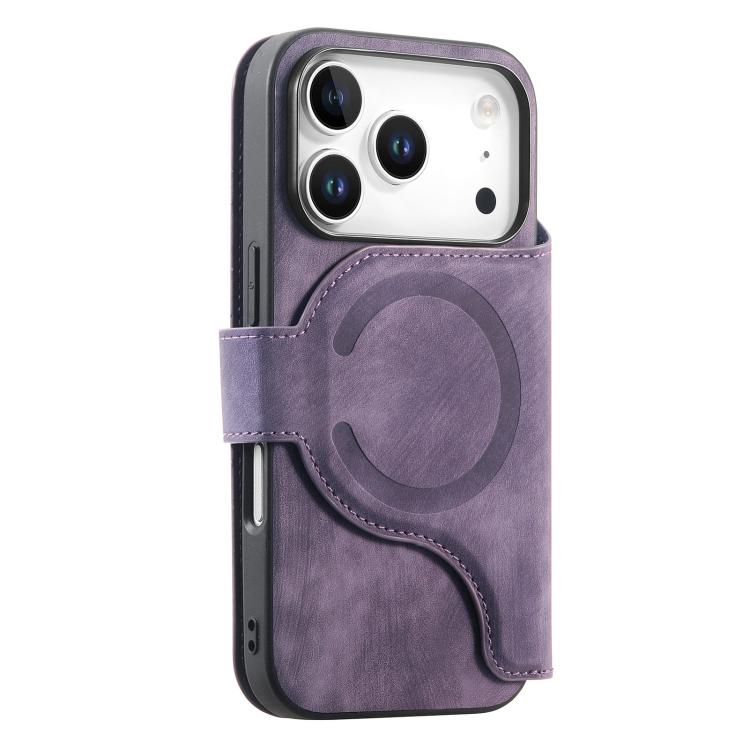 For iPhone 17 Pro Max CaseNeo MagSafe RFID Anti-theft Retro Leather Phone Case