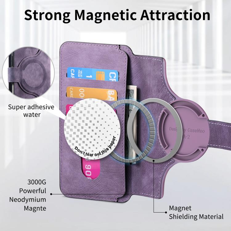 For iPhone 17 Pro Max CaseNeo MagSafe RFID Anti-theft Retro Leather Phone Case
