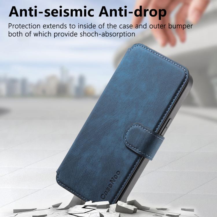 For iPhone 17 Pro CaseNeo MagSafe RFID Anti-theft Retro Leather Phone Case