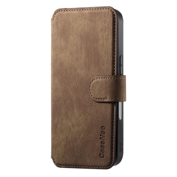 For iPhone 17 CaseNeo MagSafe RFID Anti-theft Retro Leather Phone Case